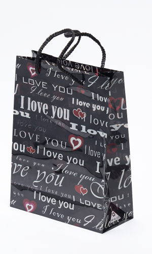 Nyomtatott Zacskó LoveYou3 19x8x25